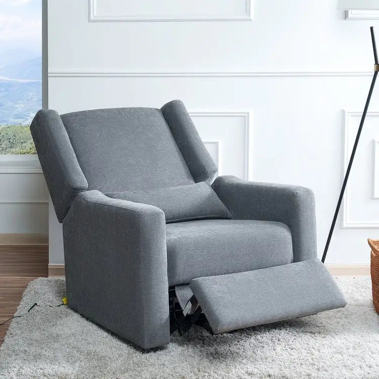 Fauteuil inclinable électrique de luxe avec fonction pivotante et planeur et support lombaire
