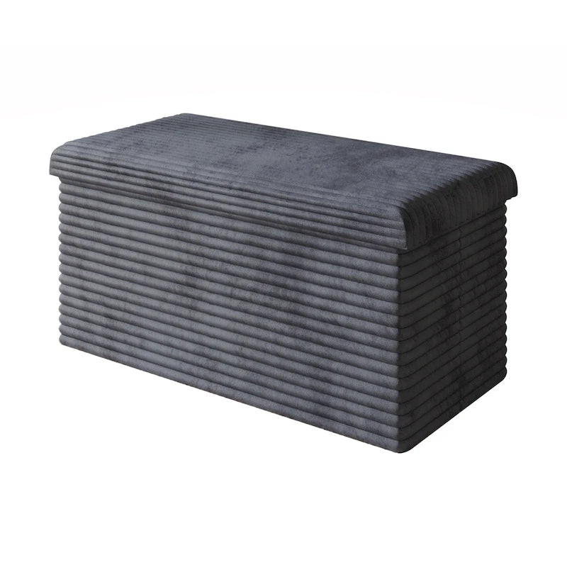 Banc de rangement pliant rembourré