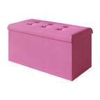 Banc de rangement pliant rembourré