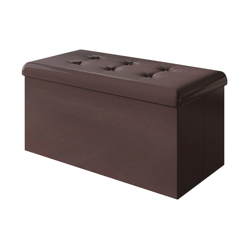 Banc de rangement pliant rembourré