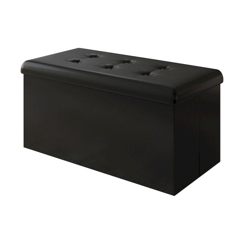 Banc de rangement pliant rembourré
