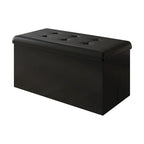 Banc de rangement pliant rembourré