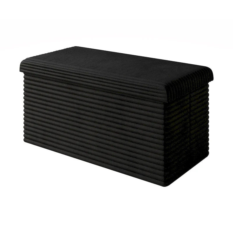 Banc de rangement pliant rembourré