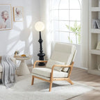 Fauteuil à bascule d'appoint rembourré à dossier haut de 99,9 cm