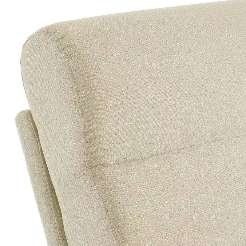 Fauteuil à bascule d'appoint rembourré à dossier haut de 99,9 cm