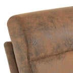 Fauteuil à bascule d'appoint rembourré à dossier haut de 99,9 cm