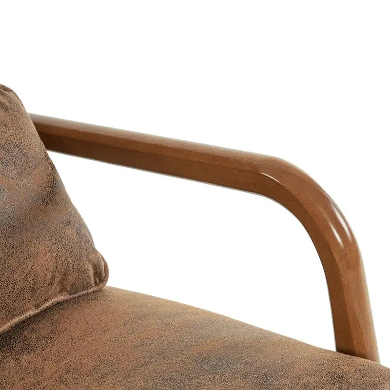 Fauteuil à bascule d'appoint rembourré à dossier haut de 99,9 cm