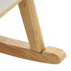 Fauteuil à bascule d'appoint rembourré à dossier haut de 99,9 cm