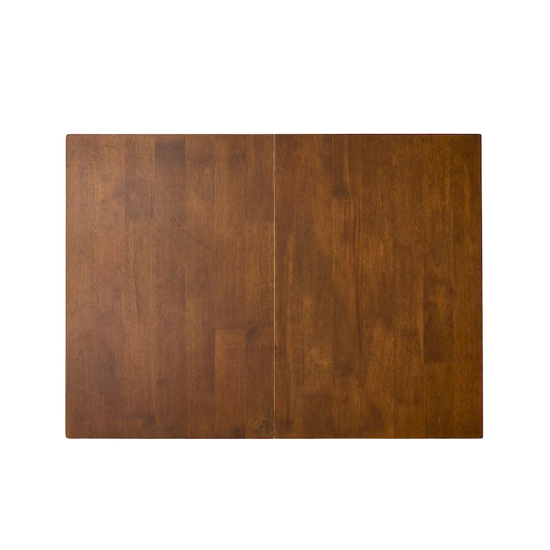 Table à manger en bois multicolore avec rallonge