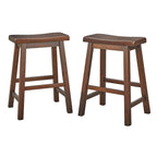 Tabouret de bar en bois massif de 24 pouces
