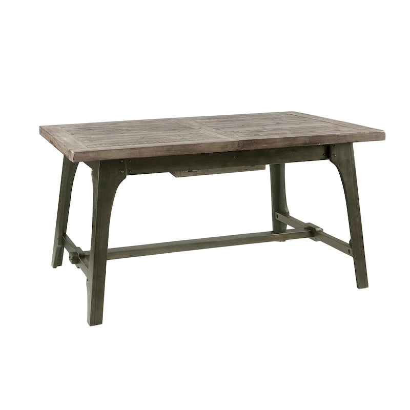 Table à manger extensible grise