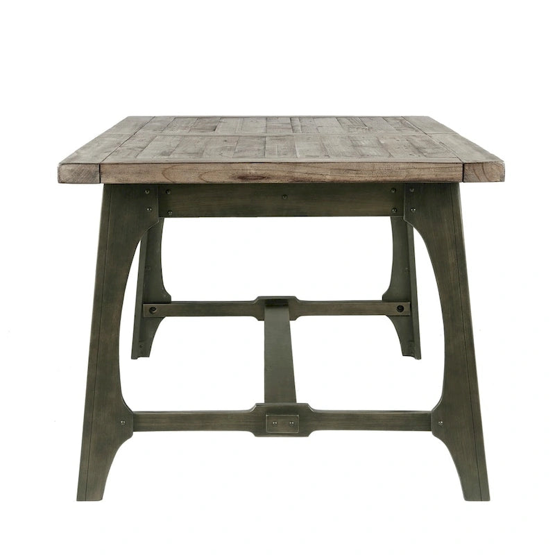 Table à manger extensible grise