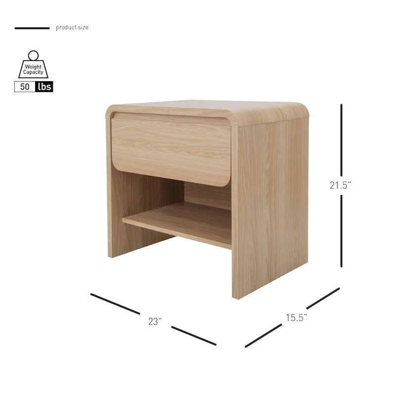 Table d'appoint avec 1 tiroir