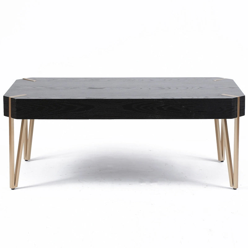 Table basse en bois et métal – 46,13 po l.