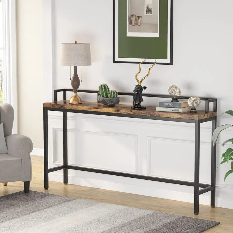 Console étroite extra longue de 70,9 po