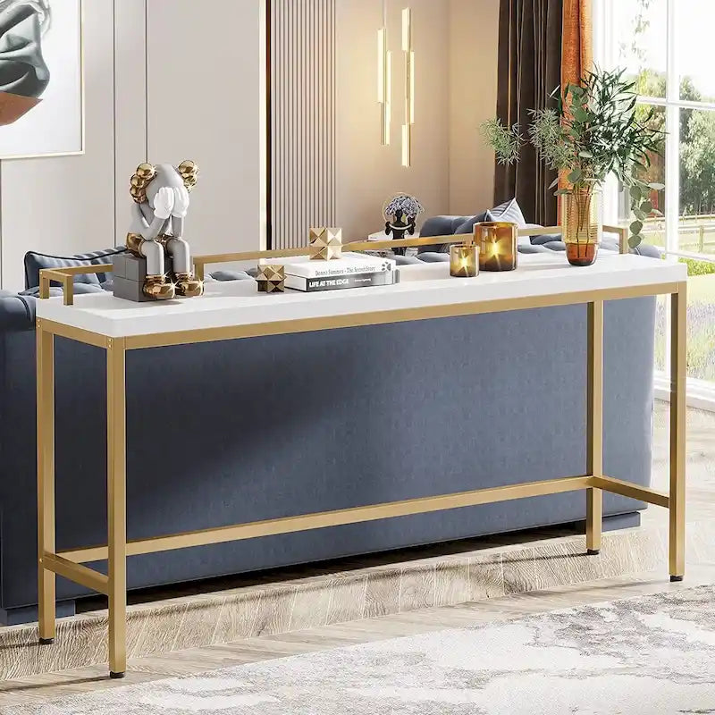 Console étroite extra longue de 70,9 po