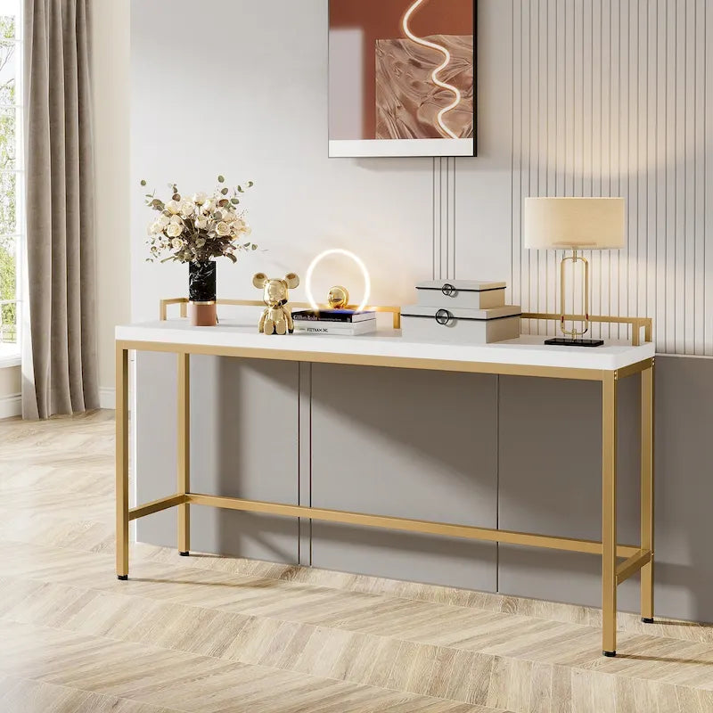Console étroite extra longue de 70,9 po