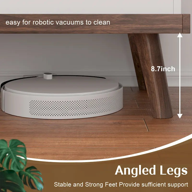 Table basse en bois avec compartiment de rangement caché