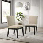 Table à manger ronde sur pied contemporaine avec 4 chaises