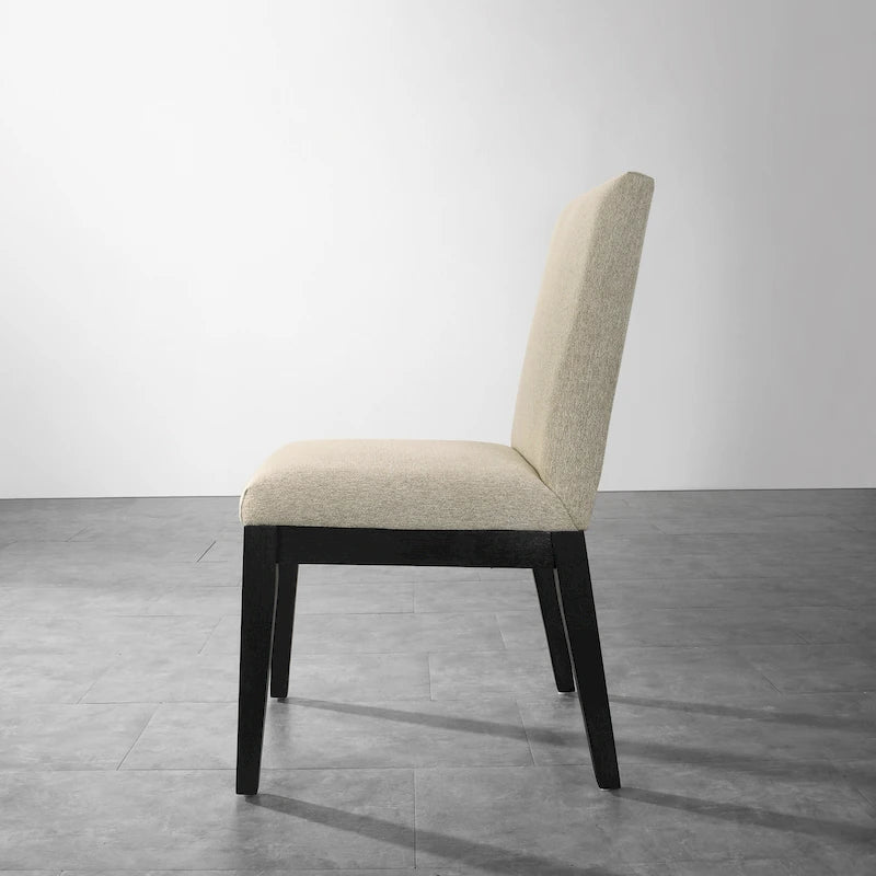 Table à manger ronde sur pied contemporaine avec 4 chaises