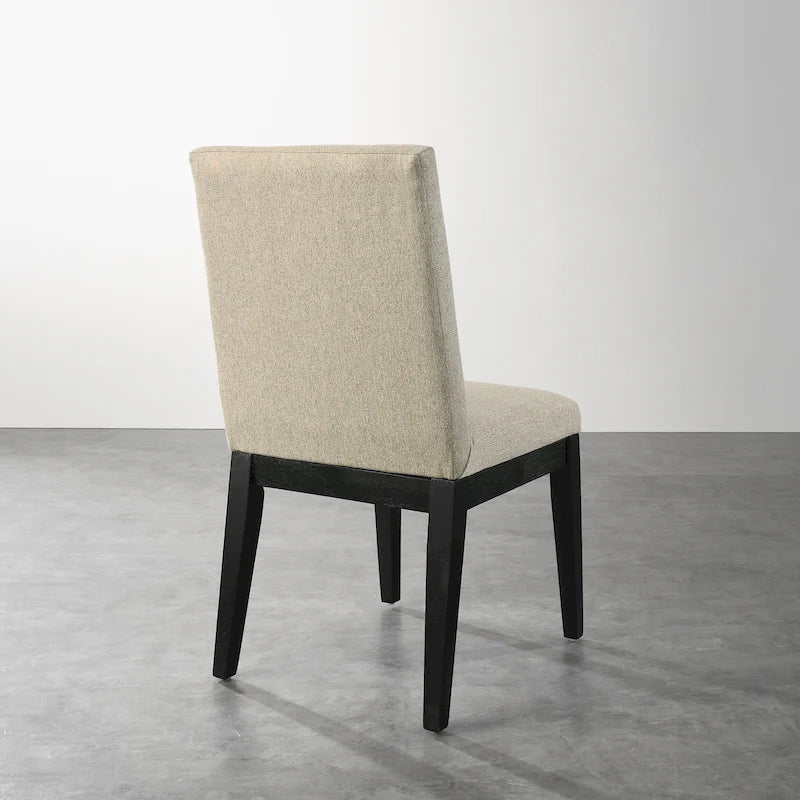 Table à manger ronde sur pied contemporaine avec 4 chaises