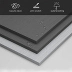 Meuble TV moderne extensible de 300 cm avec 3 tiroirs