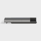 Meuble TV moderne extensible de 300 cm avec 3 tiroirs