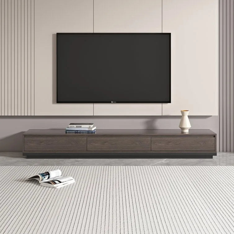 Meuble TV moderne extensible de 300 cm avec 3 tiroirs