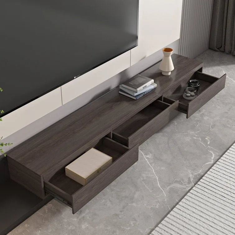 Meuble TV moderne extensible de 300 cm avec 3 tiroirs