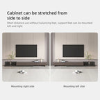 Meuble TV moderne extensible de 300 cm avec 3 tiroirs