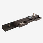 Meuble TV moderne extensible de 300 cm avec 3 tiroirs