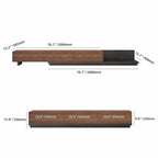 Meuble TV moderne extensible de 300 cm avec 3 tiroirs