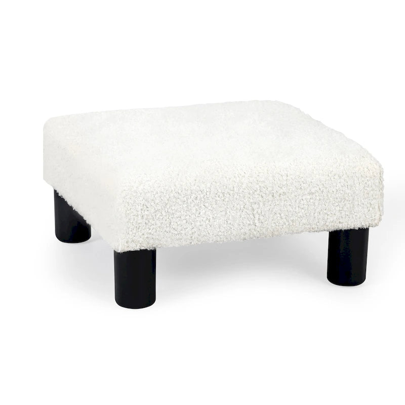 Repose-pieds ottoman en tissu rembourré
