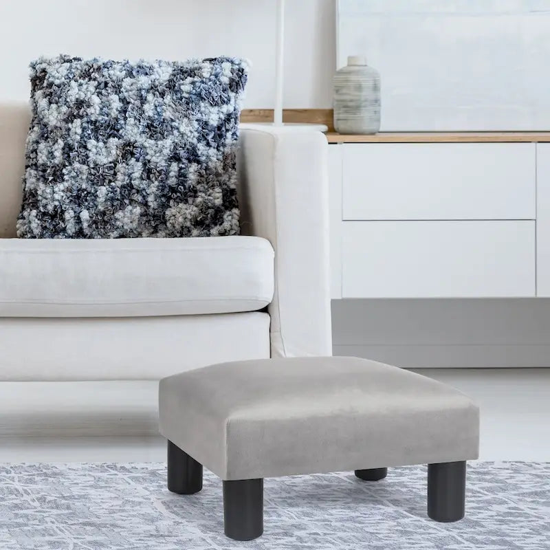 Repose-pieds ottoman en tissu rembourré