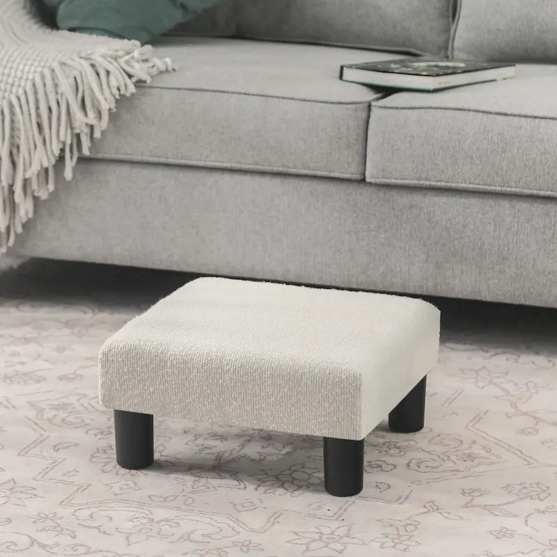 Repose-pieds ottoman en tissu rembourré