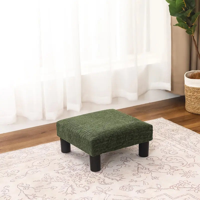Repose-pieds ottoman en tissu rembourré