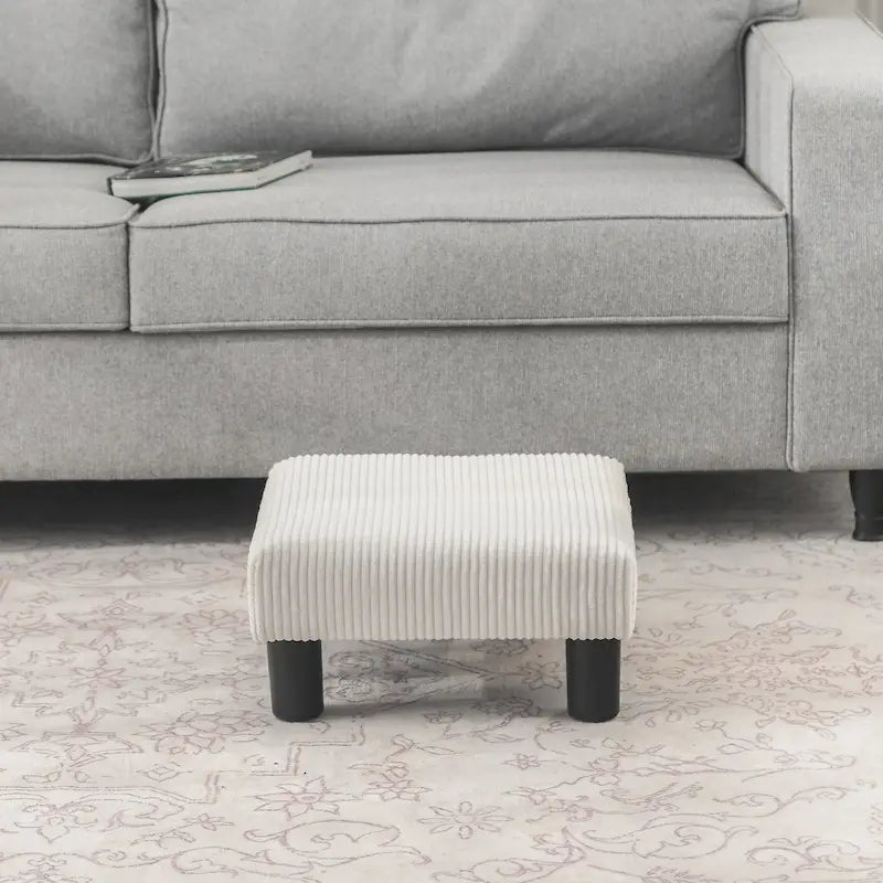 Repose-pieds ottoman en tissu rembourré