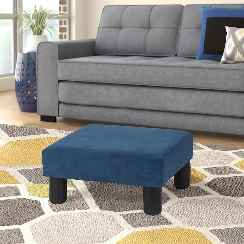 Repose-pieds ottoman en tissu rembourré