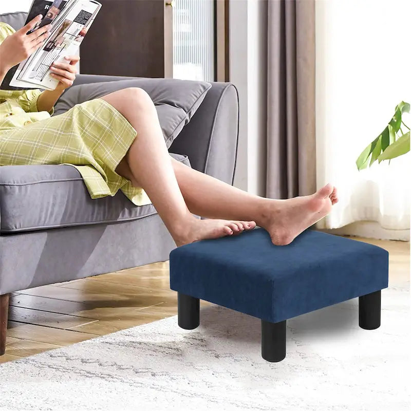 Repose-pieds ottoman en tissu rembourré