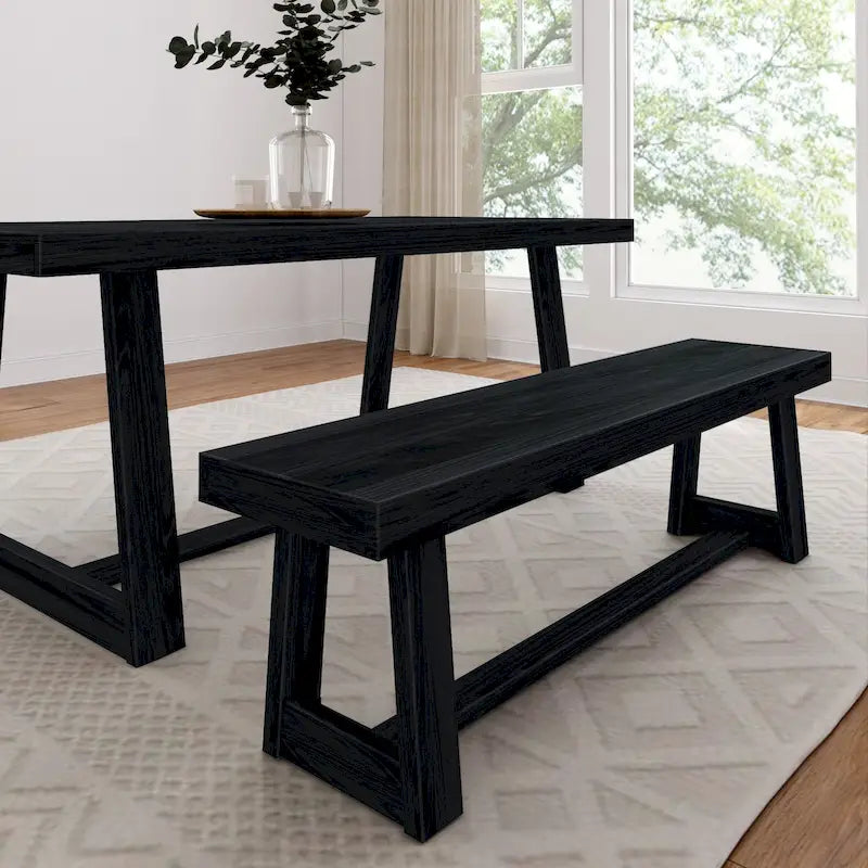 Banc de salle à manger classique de 60 po