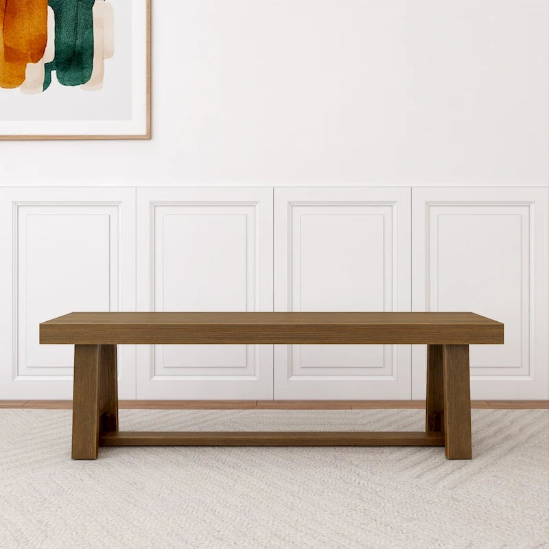 Banc de salle à manger classique de 60 po