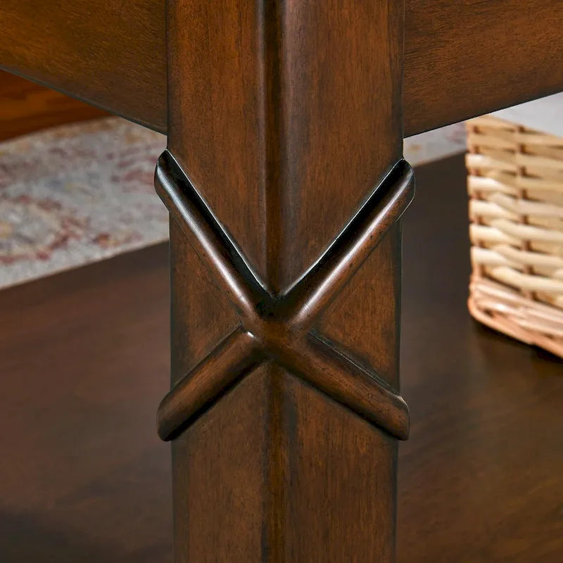 Table basse en bois massif