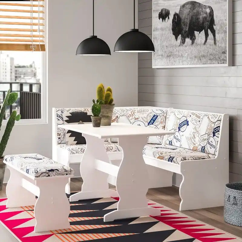 Table de salle à manger pour coin-déjeuner avec 2 chaises