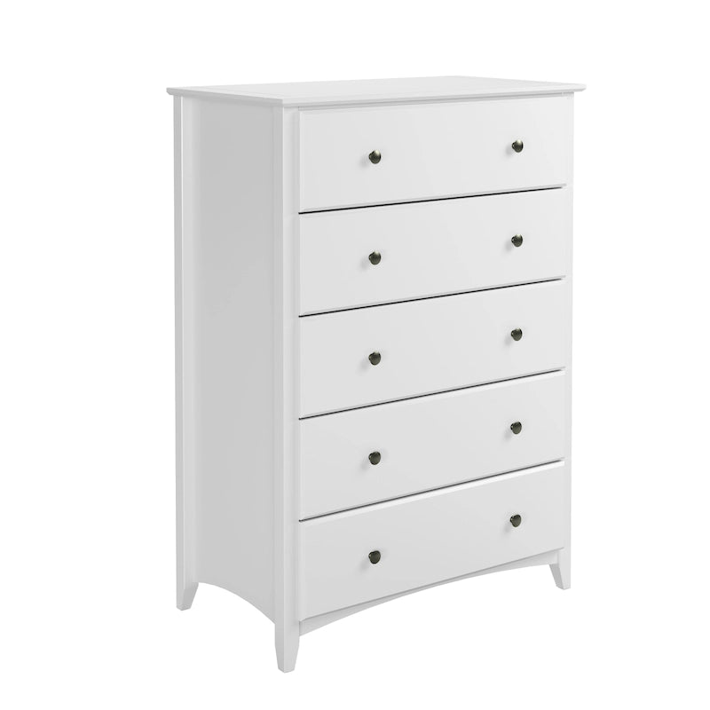 Commode 5 tiroirs de style Shaker