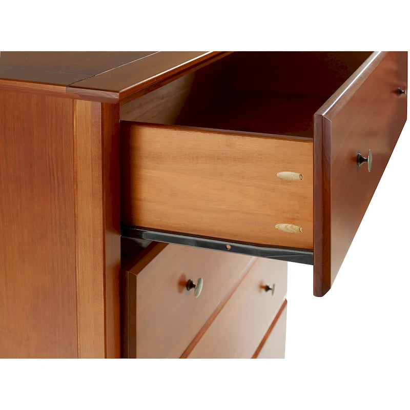 Commode 5 tiroirs de style Shaker