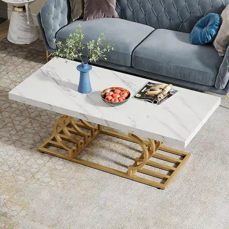 47 Inch Coffee Table for Living Room