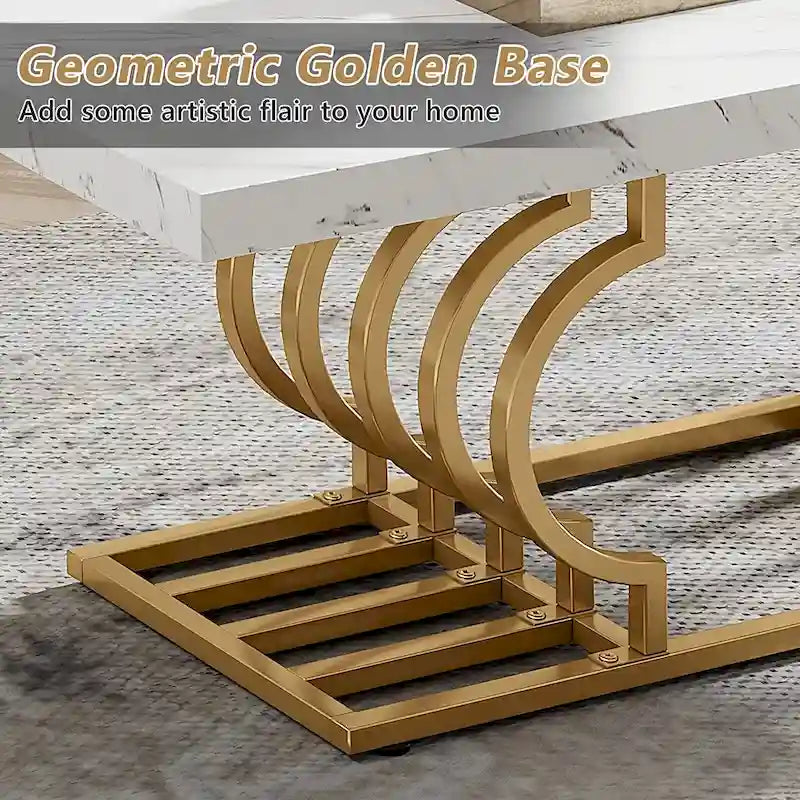 Table basse de 47 pouces pour le salon