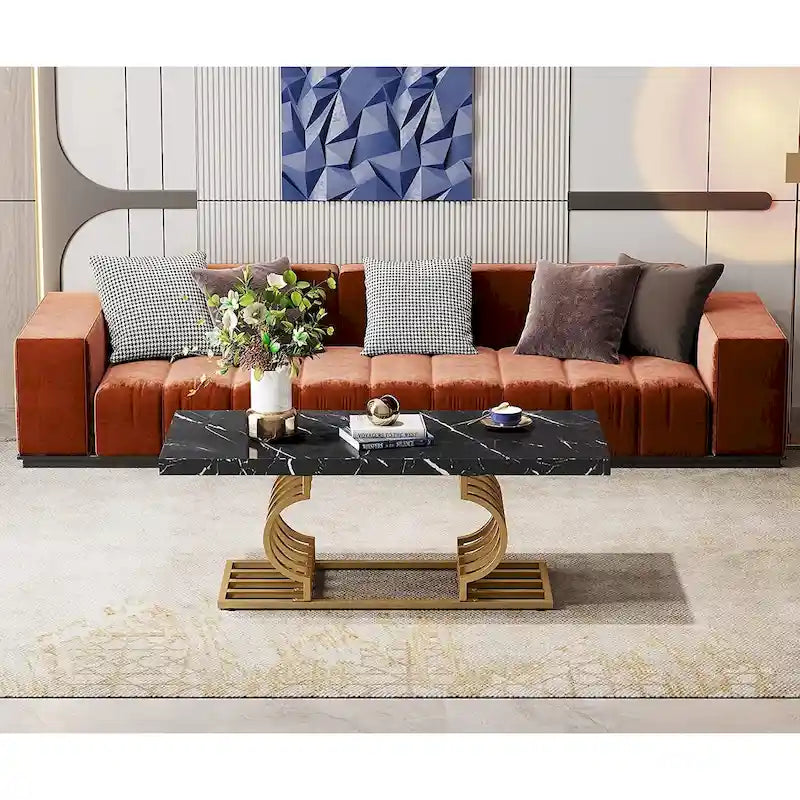 Table basse de 47 pouces pour le salon