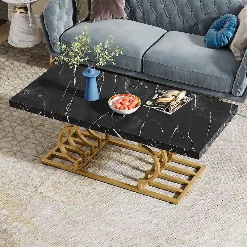 Table basse de 47 pouces pour le salon