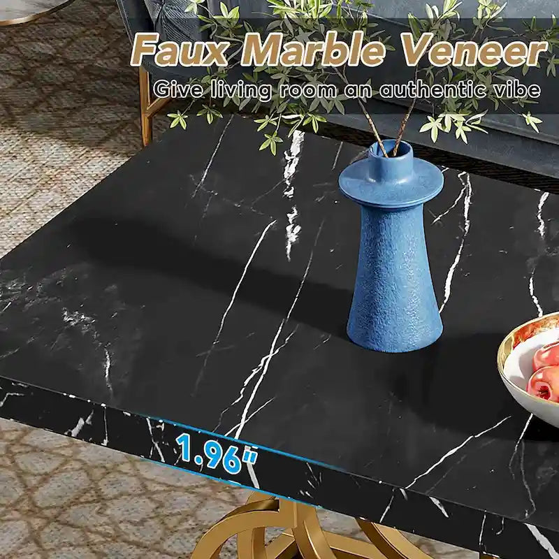 Table basse de 47 pouces pour le salon